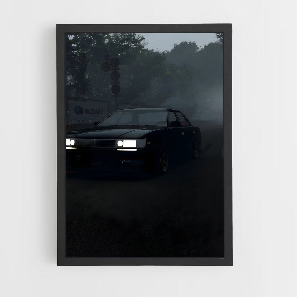 Poster Voyage Brumeux – affiche Nissan (vue 2)